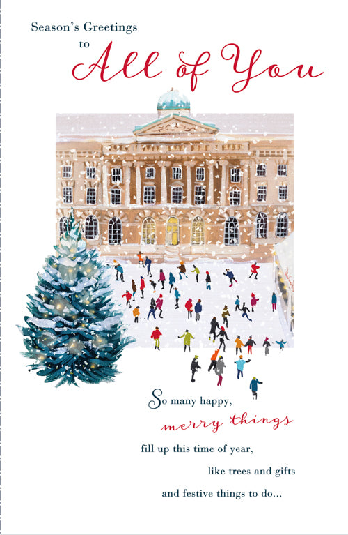 Seasons Greetings Christmas Card