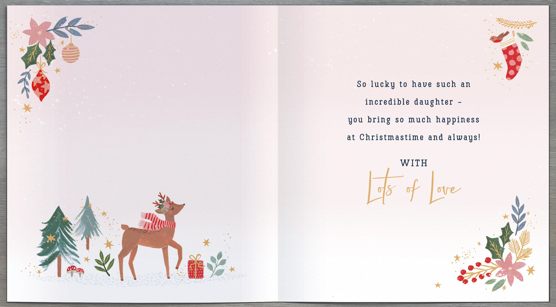 Special Daughter Christmas Card