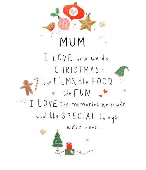 Mum Christmas Card