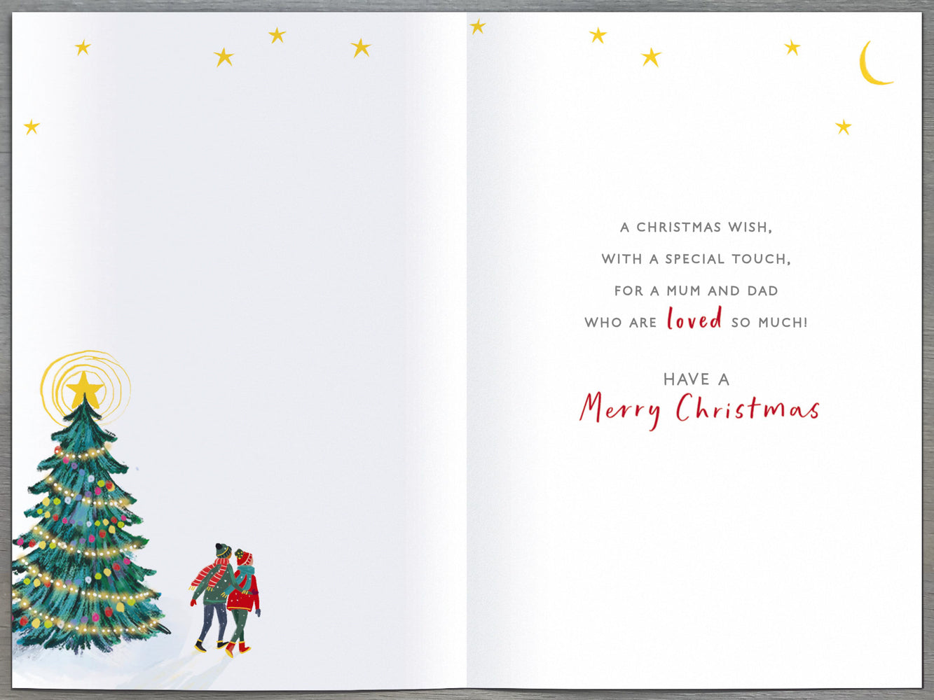 Special Mum And Dad Christmas Card