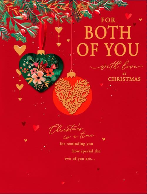 Both Of You Christmas Card