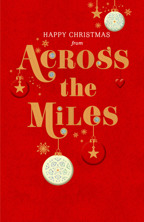 Across The Miles Christmas Card