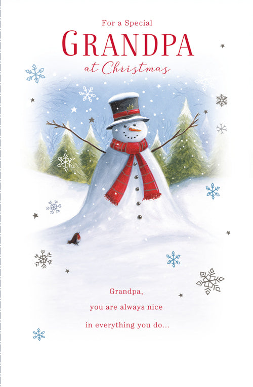 Special Grandpa Christmas Card