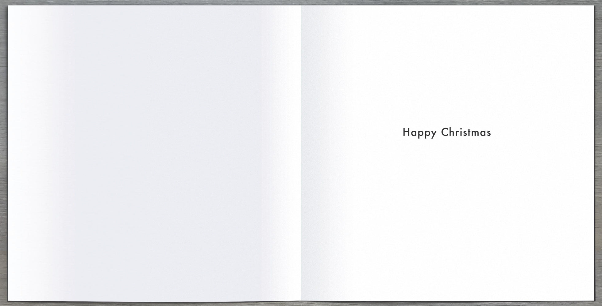 Blank Christmas Card