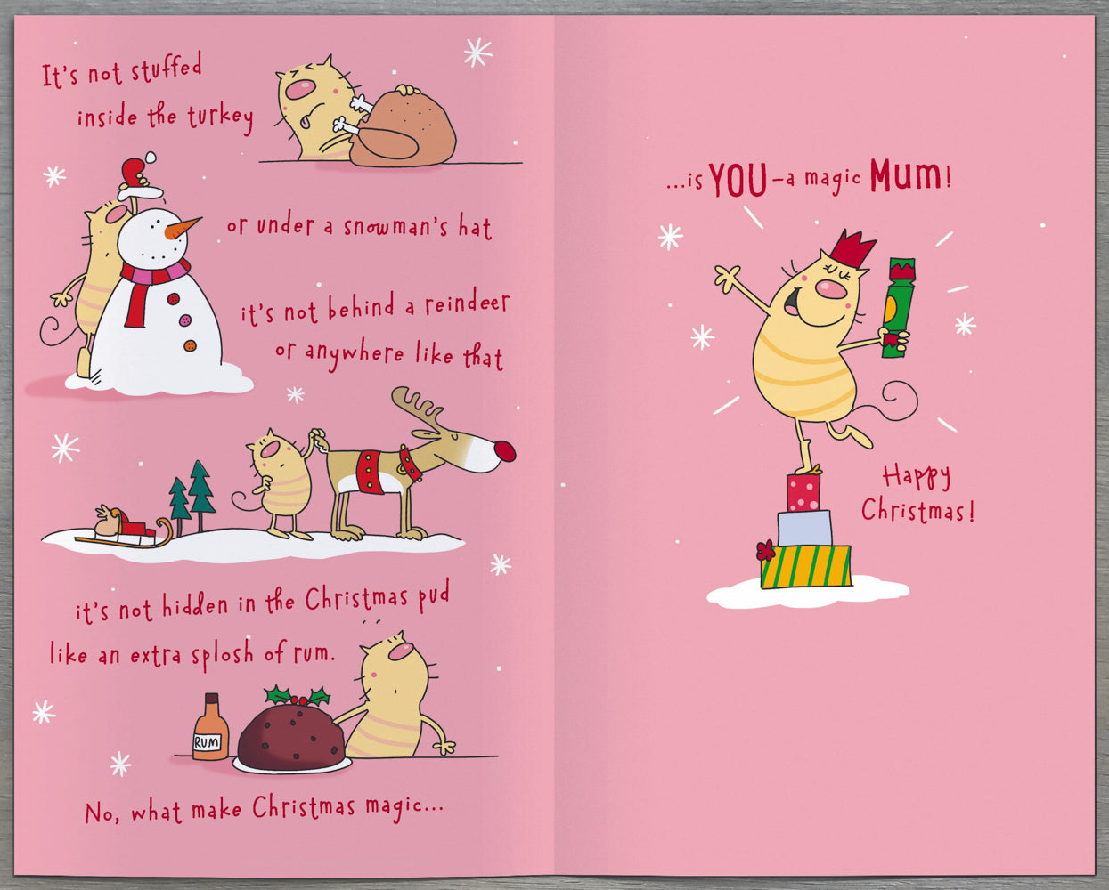 Humour Mum Christmas Card