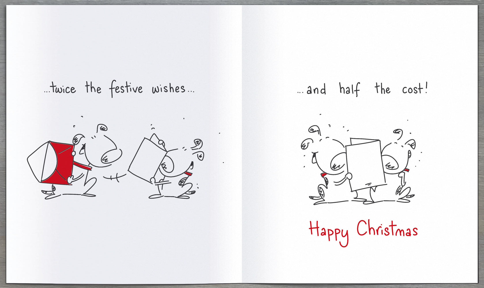 Both Of You Christmas Card