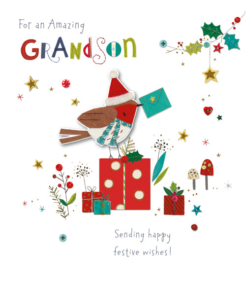 Grandson Christmas Card