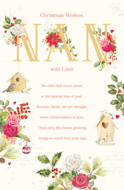 Nan Christmas Card