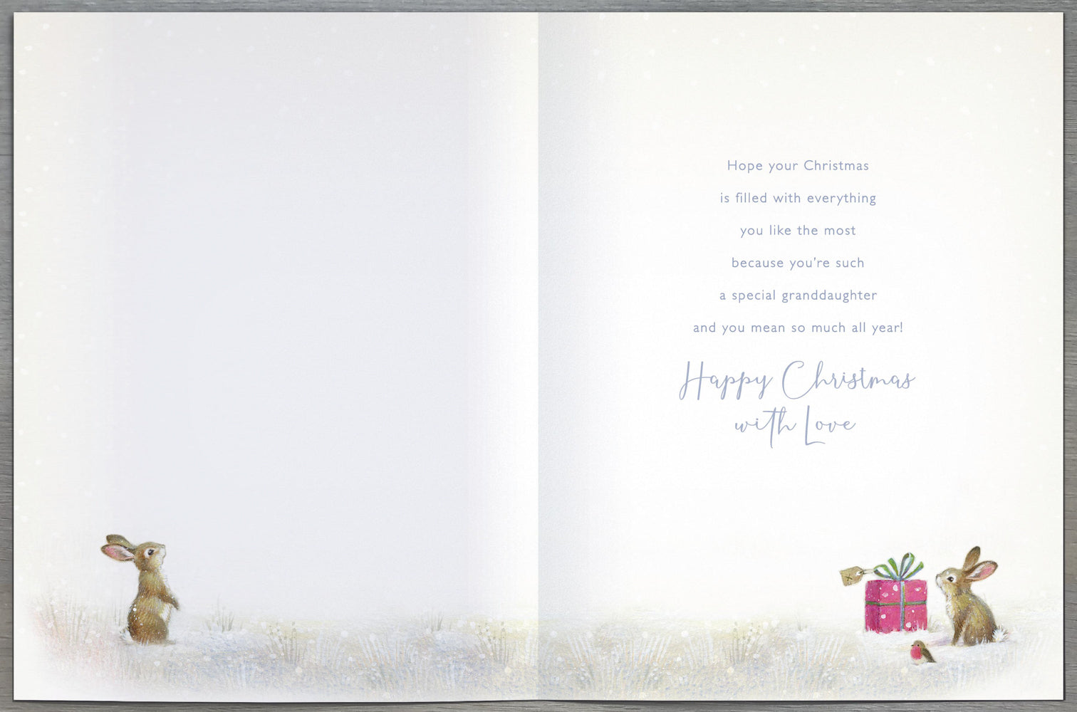 Granddaughter Christmas Card