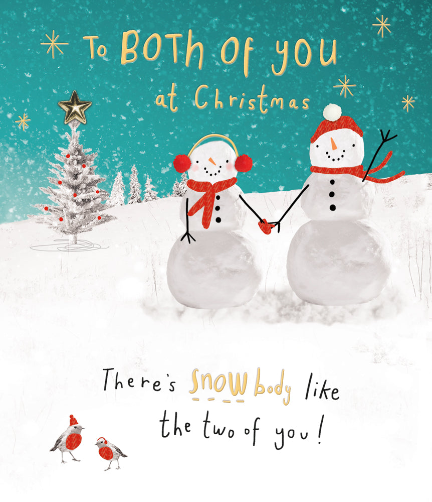 Both Of You Christmas Card