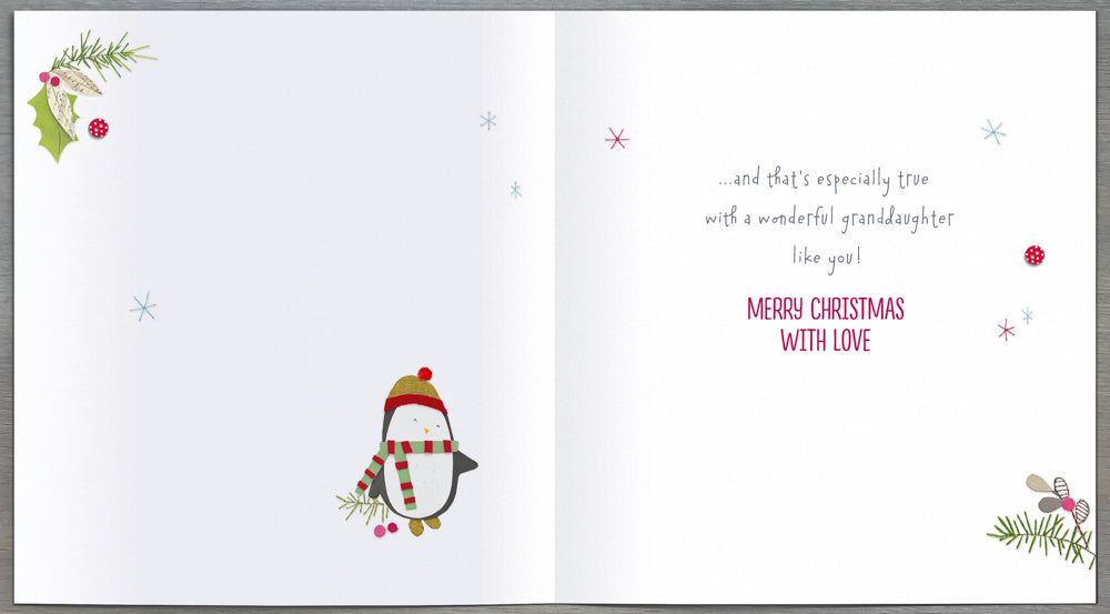 Granddaughter Christmas Card