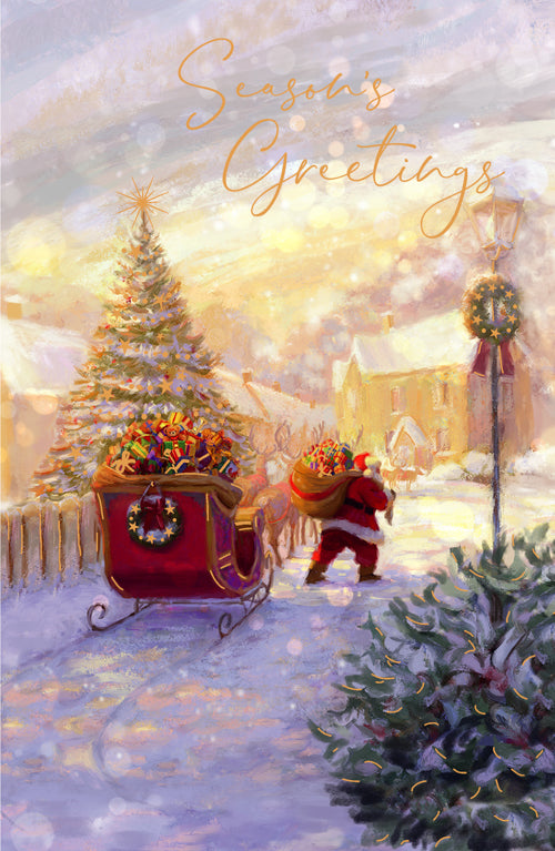 Seasons Greetings Christmas Card