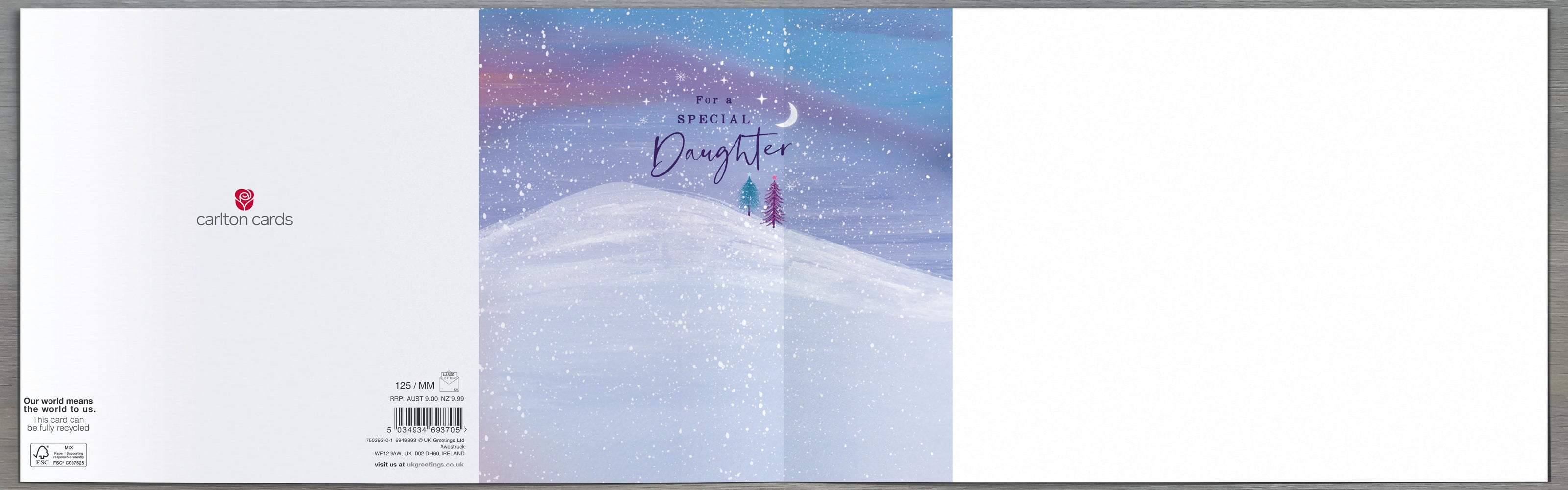 Special Daughter Christmas Card