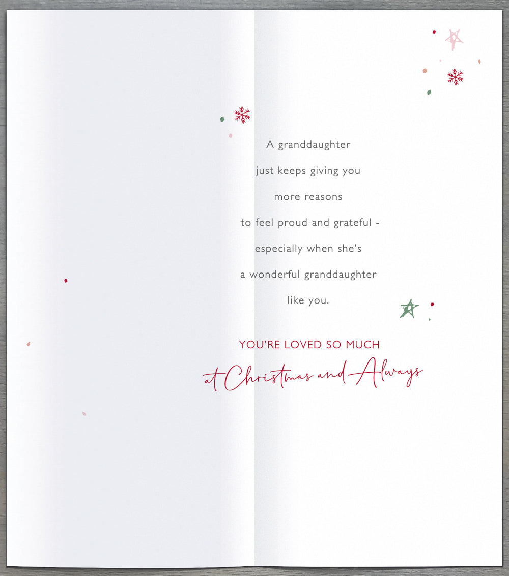 Granddaughter Christmas Card 