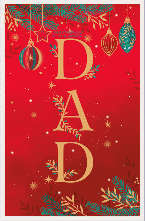 Dad Christmas Card