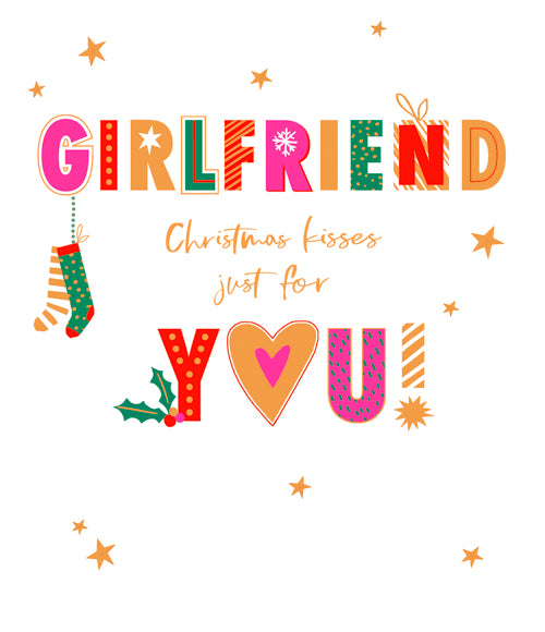 Girlfriend Christmas Card