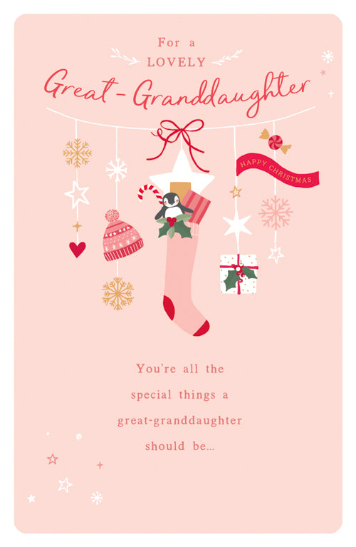 Great Granddaughter Christmas Card