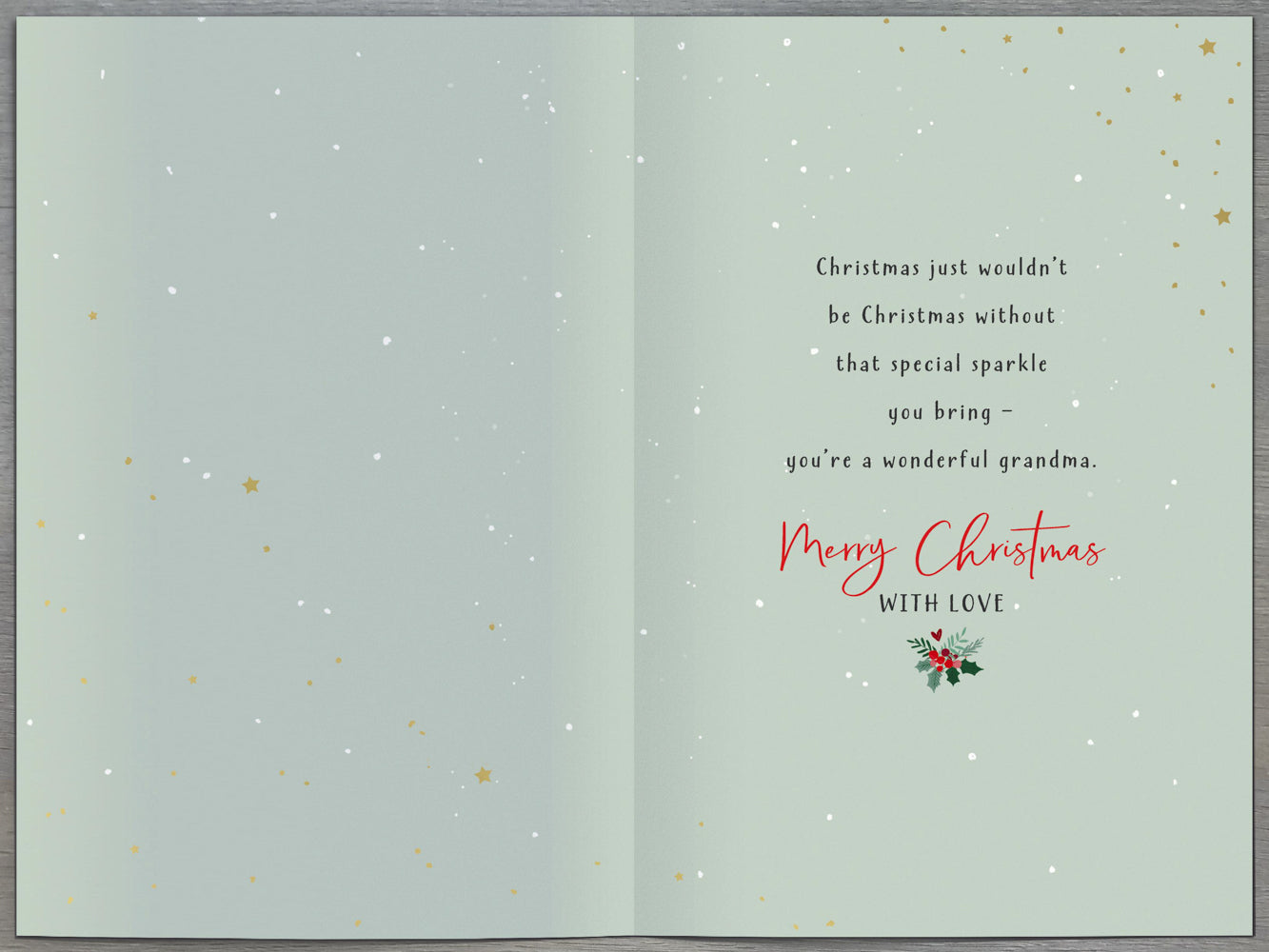 Special Grandma Christmas Card