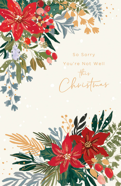 Get Well Soon Christmas Card