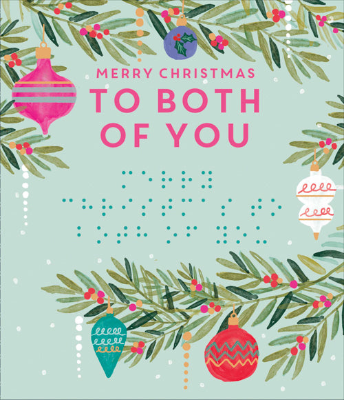 Both Of You Christmas Card