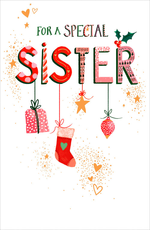 Special Sister Christmas Card