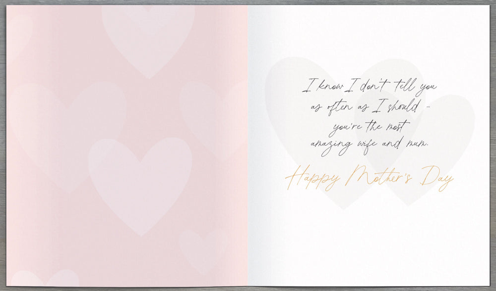 Wife Mothers Day Card