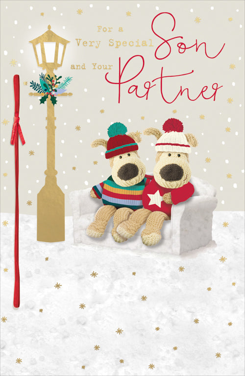 Son And Partner Christmas Card