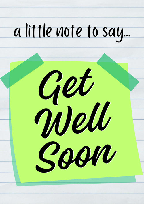 Get Well Soon Card Personalisation