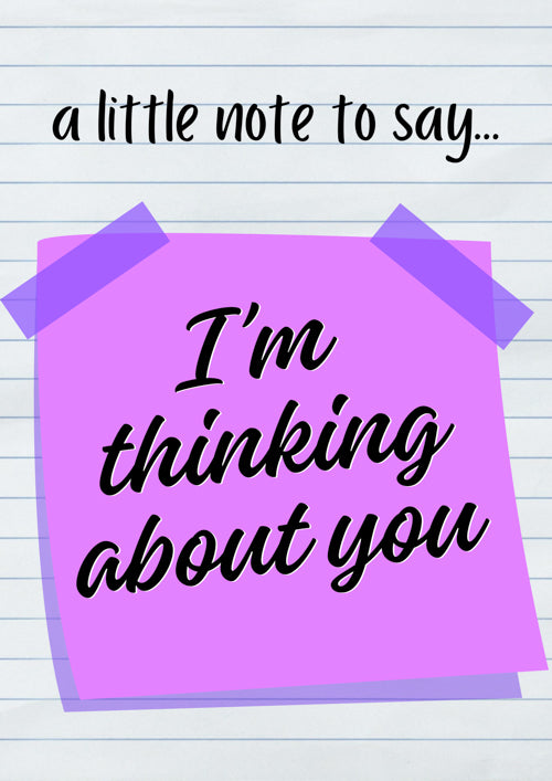 Thinking Of You Card Personalisation