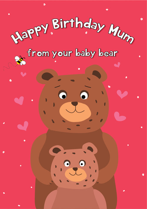 Mum Birthday Card Personalisation