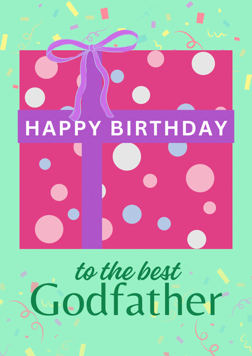 Godfather Birthday Card Personalisation