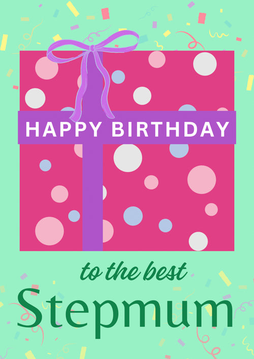 Step Mum Birthday Card Personalisation