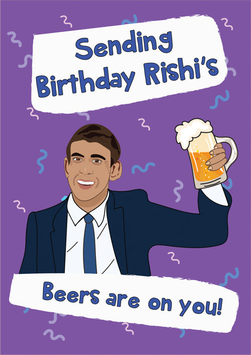 Humour Male Birthday Card Personalisation