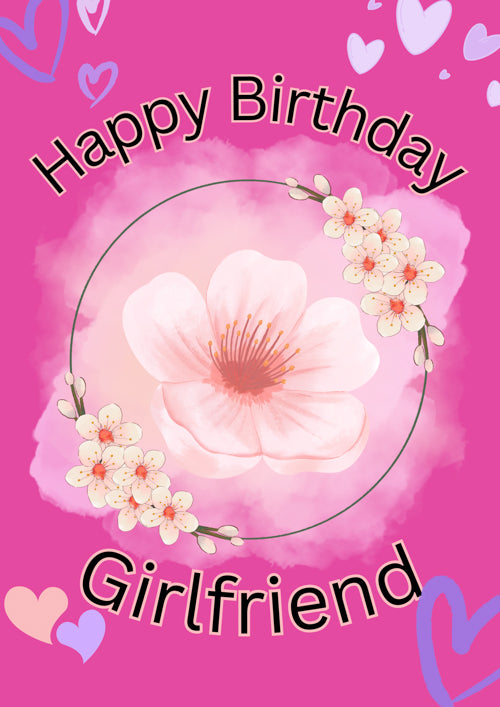 Girlfriend Birthday Card Personalisation