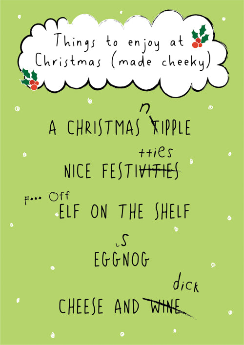 Funny Christmas Card Personalisation