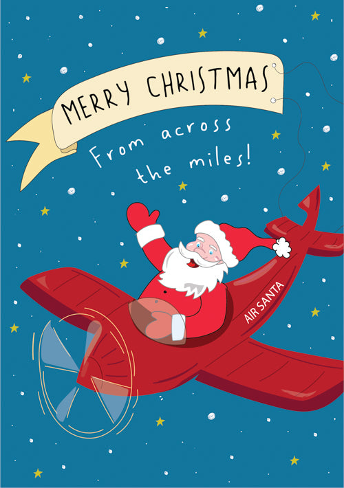 Across The Miles Christmas Card Personalisation