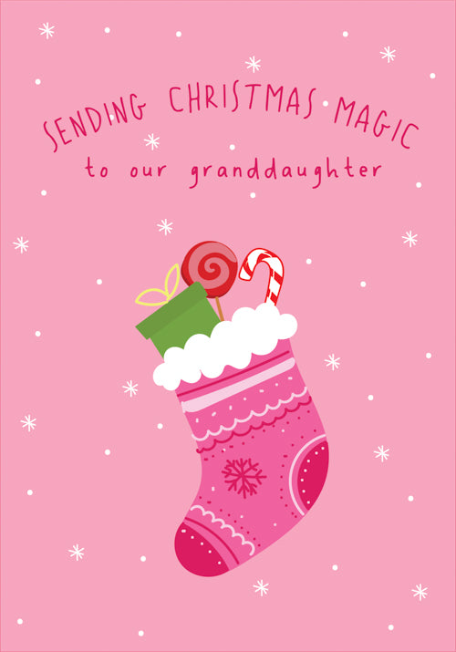 Granddaughter Christmas Card Personalisation