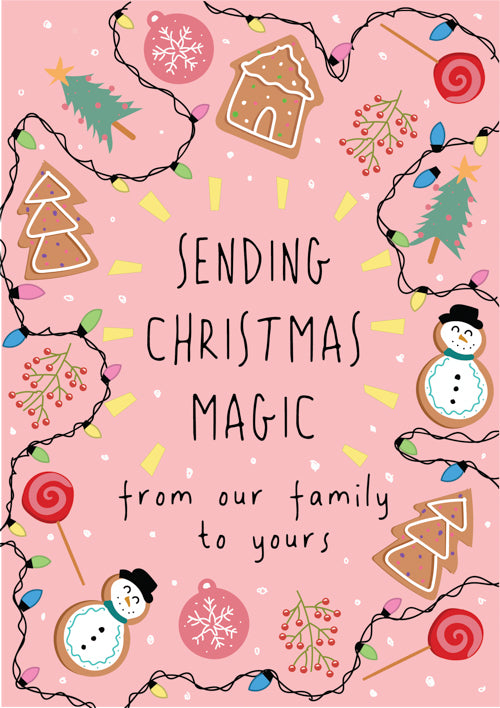 Family Christmas Card Personalisation