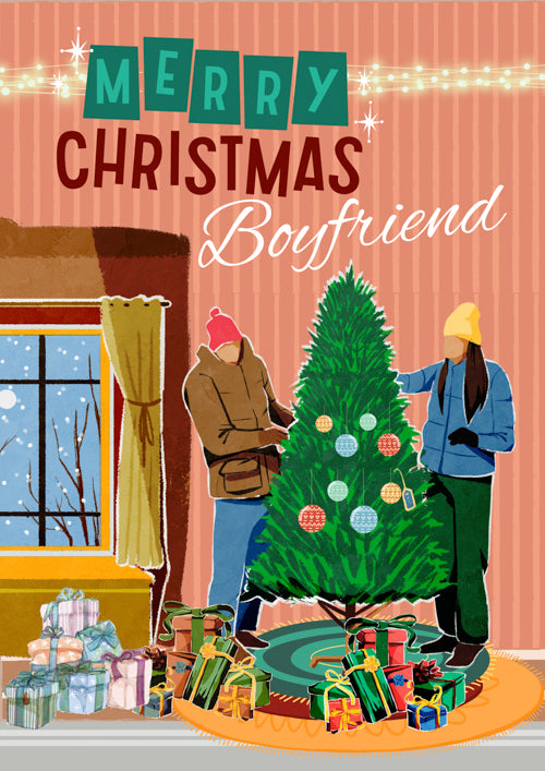 Boyfriend Christmas Card Personalisation