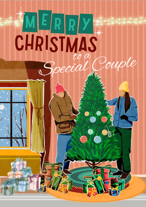 Special Couple Christmas Card Personalisation