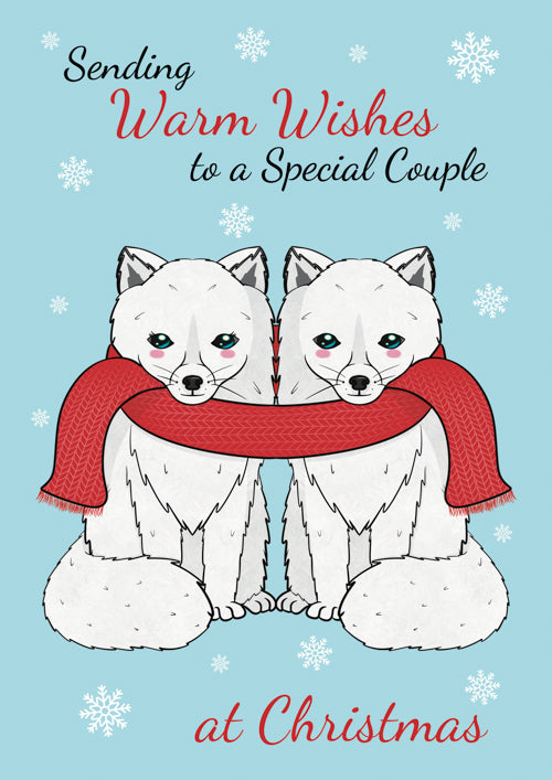 Special Couple Christmas Card Personalisation