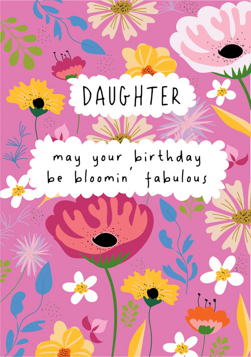 Daughter Birthday Card Personalisation