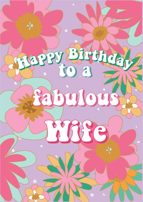 Wife Birthday Card Personalisation