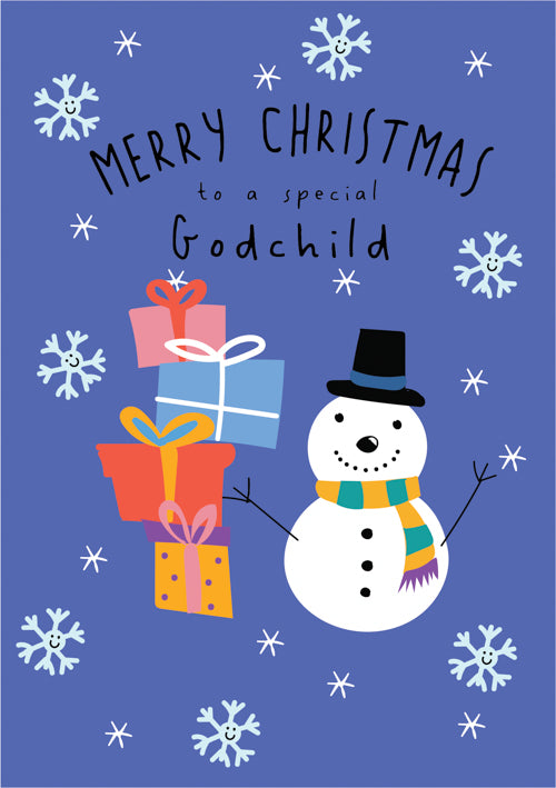 Godchild Christmas Card Personalisation