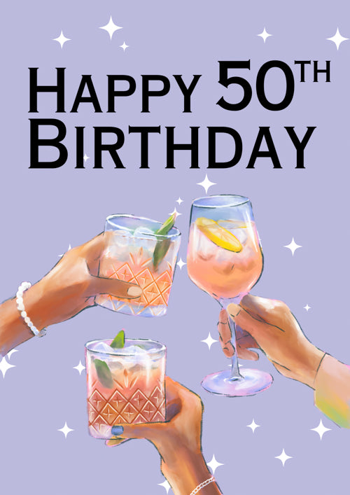 Humour 50th Birthday Card Personalisation