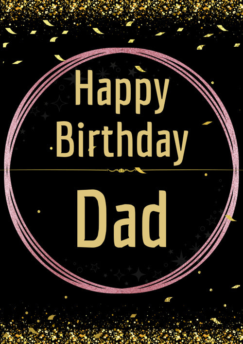 Dad Birthday Card Personalisation