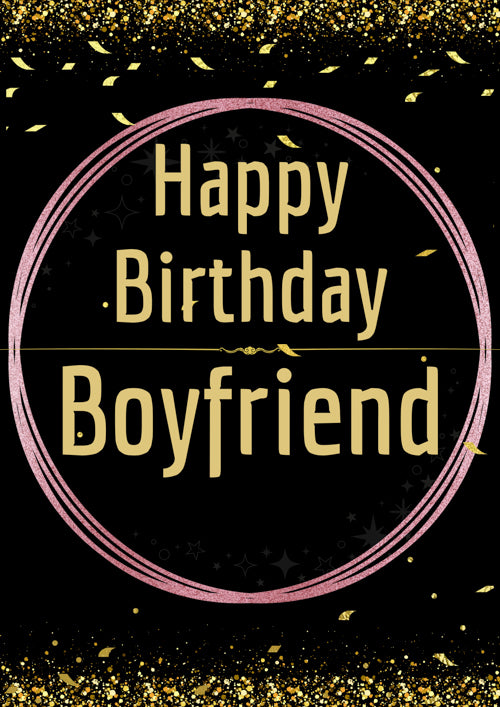 Boyfriend Birthday Card Personalisation