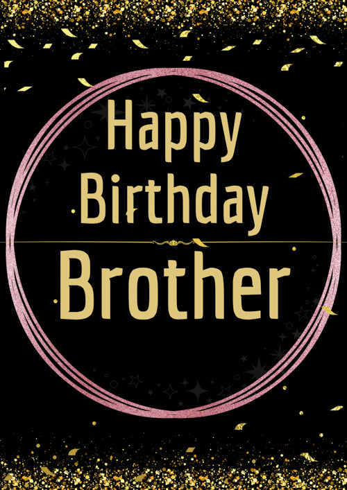 Brother Birthday Card Personalisation