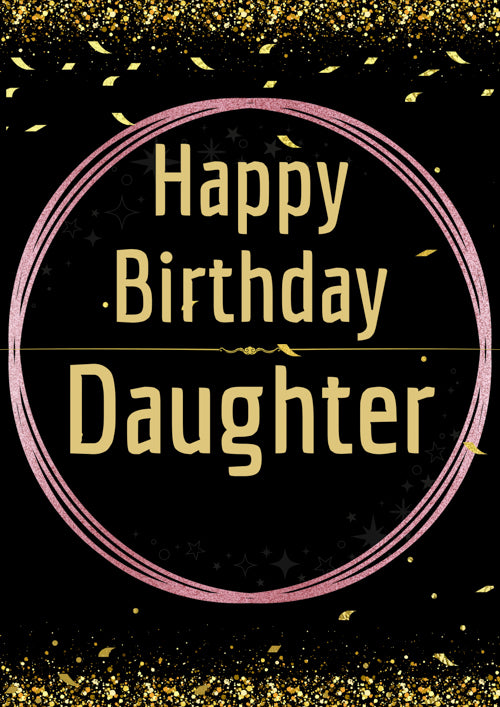 Daughter Birthday Card Personalisation