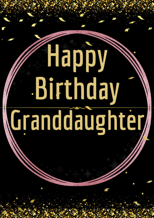 Granddaughter Birthday Card Personalisation